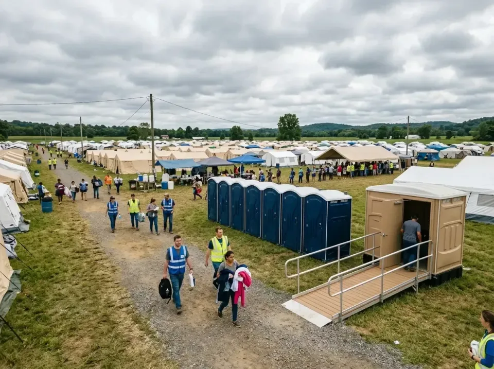disaster-relief-camp-restrooms-010 — frequently asked questions, Dumpster & Portable Bathrooms Rental in Edwards AFB, CA